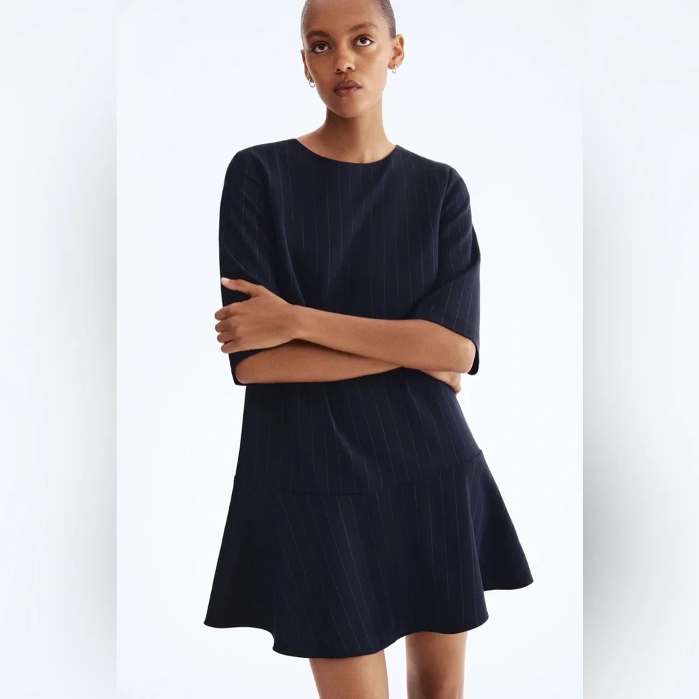 h&m short a line dress Ladies - Dark Red Short dress - Size: L